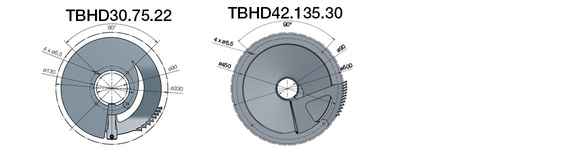 Dimenzije za vgradnjo pritrdilnega sistema twisterband HD