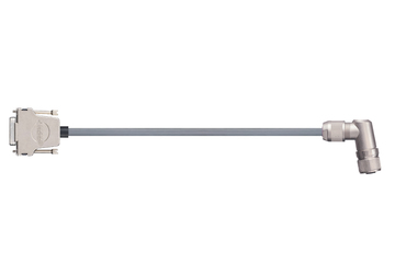 readycable® encoder cable suitable for Festo NEBM-M12G8-E-xxx-N-S1G15, base cable PUR 7.5 x d