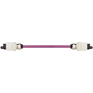 readycable® fibre optic cable according to AIDA Profinet LWL, extension cable 7th axis, male/male