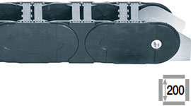 e-veriga s prečkami na vsakem členu