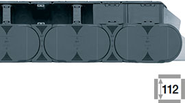 e-veriga s prečkami na vsakem členu