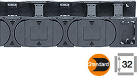 e-veriga s prečkami na vsakem drugem členu