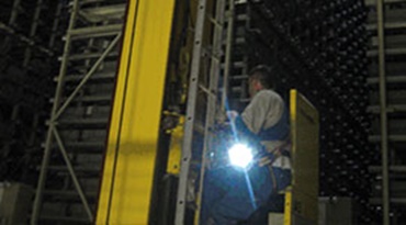 Chain assembly at night