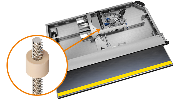 Lead screw railway technology