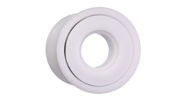 End cap with glass balls for xiros conveyor rollers